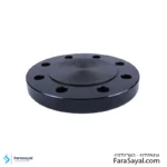 فلنج کور آهنی یک رو تراش - فشار PN10 - سیاه - ضخامت 10 میل - ایرانی