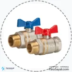 شیر توپی رو پیچ تو پیچ سیم ایتالیا ۳۰۱/۱۶NPT_PN۵۰
