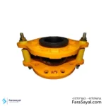 لرزه گیر لاستیکی فلنج دار مهاردار رنگ زرد pn۱۰ ارتعاشات صنعتی ایران