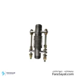 لرزه گیر آکاردئونی سر دنده تمام استیل مهاردار ارتعاشات صنعتی ایران