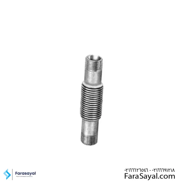 لرزه گیر آکاردئونی سر دنده تمام استیل ساده ارتعاشات صنعتی ایران