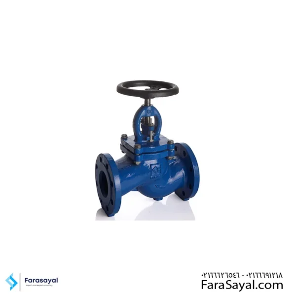 شیر PN16 سوپاپی F1 مخصوص بخار تا 180 درجه سانتیگراد فاراب