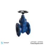 شیر کشویی PN10 زبانه فلزی اورینگی F4 فاراب