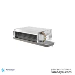 فن کویل سقفی تو کار AB40B با ظرفیت CFM400 ایر باکس