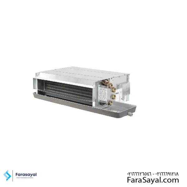 فن کویل سقفی تو کار AB40B با ظرفیت CFM400 ایر باکس