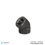 زانو 45 درجه دنده ای ELBOW 45D NPT فشار قوی کلاس 2000 اروپایی