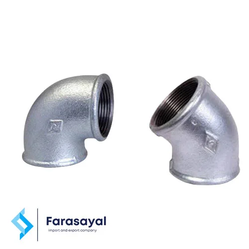 زانو گالوانیزه ۹۰ درجه مک