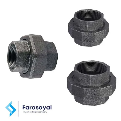 مهره ماسوره دنده ای سیاه مک